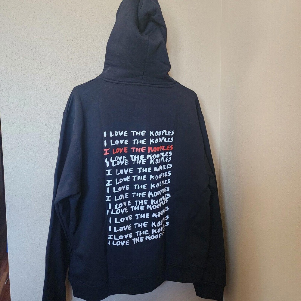 NWT THE KOOPLES ~ GRAPHIC HOODIES SWEATSHIRT ~ XL ~ POCKET ~ LOGO ~ $220